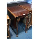 Mahogany drop leaf table