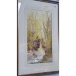 Pair of watercolours, signed William Widgery, Landscapes