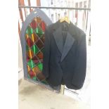 Mans suit, Durham quilt, window etc.