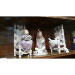 Three Lladro figures