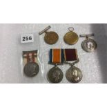 An Indian military medal with Lucknow bar, with Victory medal Mercantile Marine, George Winning, a