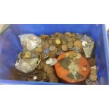 Large box of coins