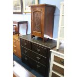 Bedside cabinet and chest of drawers