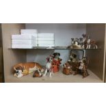 Collection of Boxer dog figures etc.