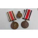 A George V Special Constabulary World War I medal to Waters Appleton and another to Sergeant Henry