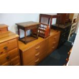 Two modern chest of drawers etc.