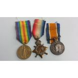 Trio of medals awarded to Pte 34016 Leonard Chappell (RAMC)