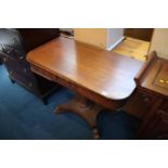 Victorian mahogany tea table