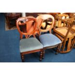 Two Victorian chairs