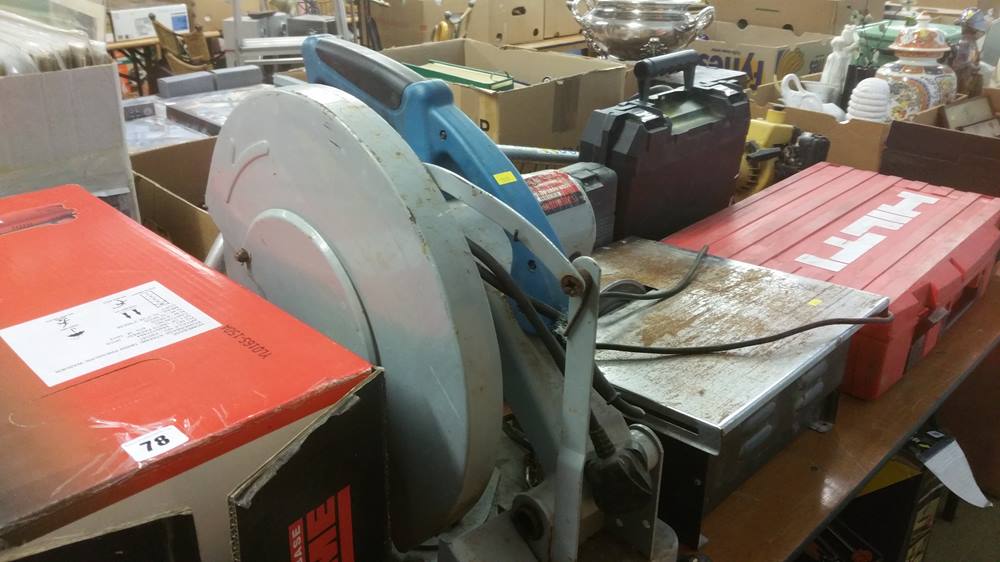 Circular saw, Hilti drill etc.