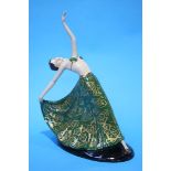 A Coalport 'Art Deco the Dancer' figure, limited edition 284/2000
