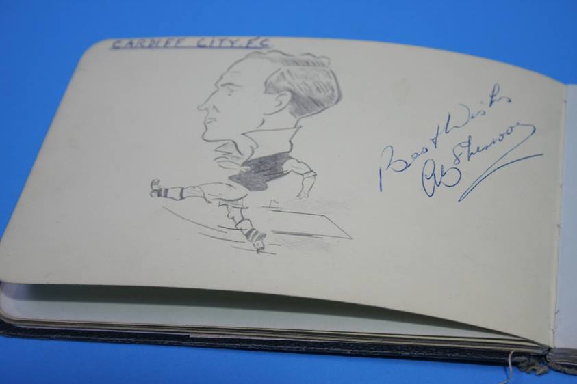 Collection of 186 Football Autographs from the 1950's in four books, each with individual autographs - Image 210 of 252