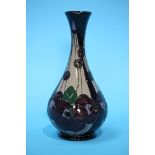 A Moorcroft 'Rennie Rose' pattern vase, impressed marks