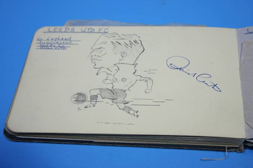 Collection of 186 Football Autographs from the 1950's in four books, each with individual autographs - Image 103 of 252