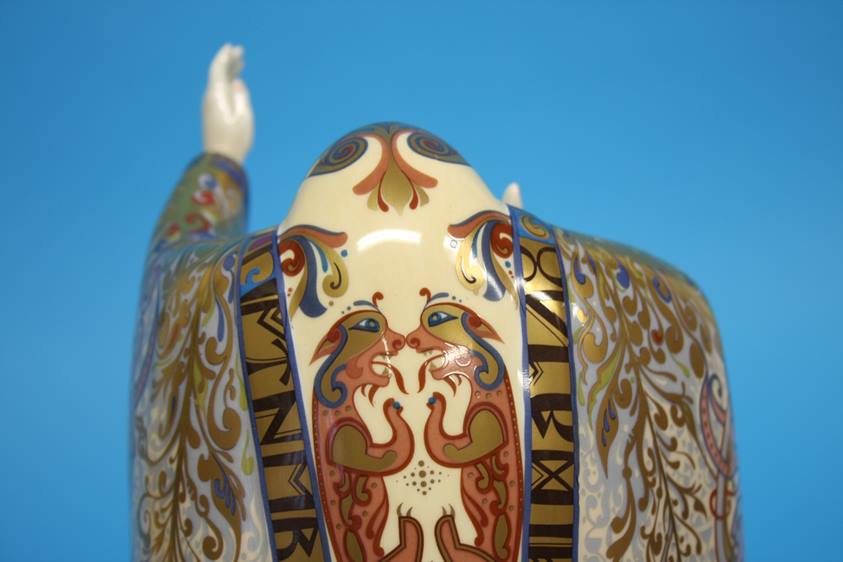 A Minton porcelain figure 'Merlin the Great Enchanter', Limited edition 81/250, printed marks. - Image 5 of 6