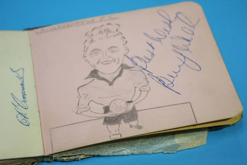 Collection of 186 Football Autographs from the 1950's in four books, each with individual autographs - Image 49 of 252