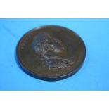 A George IV Coronation medal, dated July 19th 1821, Manchester and Salford