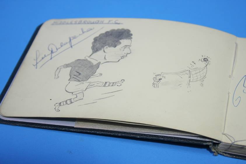 Collection of 186 Football Autographs from the 1950's in four books, each with individual autographs - Image 139 of 252