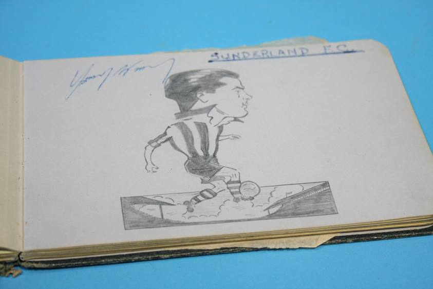 Collection of 186 Football Autographs from the 1950's in four books, each with individual autographs - Image 29 of 252