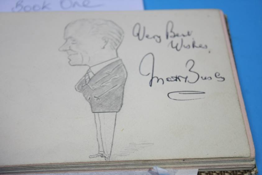 Collection of 186 Football Autographs from the 1950's in four books, each with individual autographs - Image 120 of 252