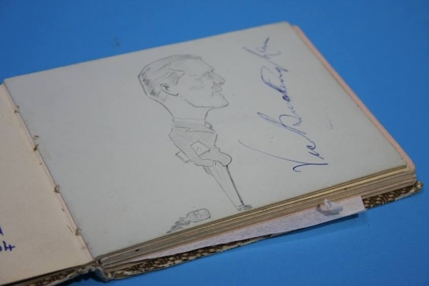 Collection of 186 Football Autographs from the 1950's in four books, each with individual autographs - Image 64 of 252