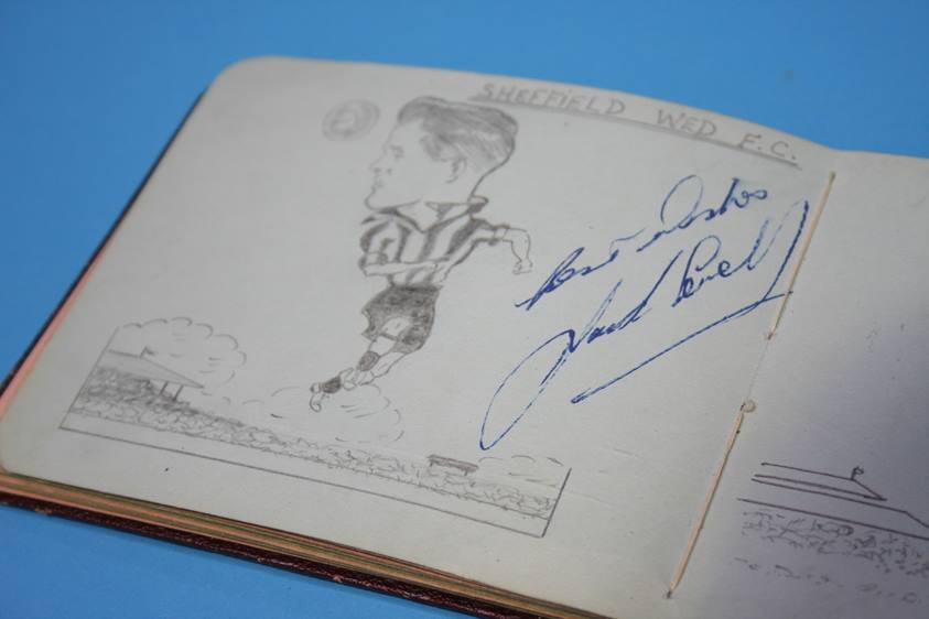 Collection of 186 Football Autographs from the 1950's in four books, each with individual autographs - Image 19 of 252