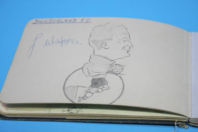 Collection of 186 Football Autographs from the 1950's in four books, each with individual autographs - Image 212 of 252