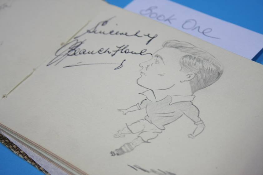 Collection of 186 Football Autographs from the 1950's in four books, each with individual autographs - Image 178 of 252