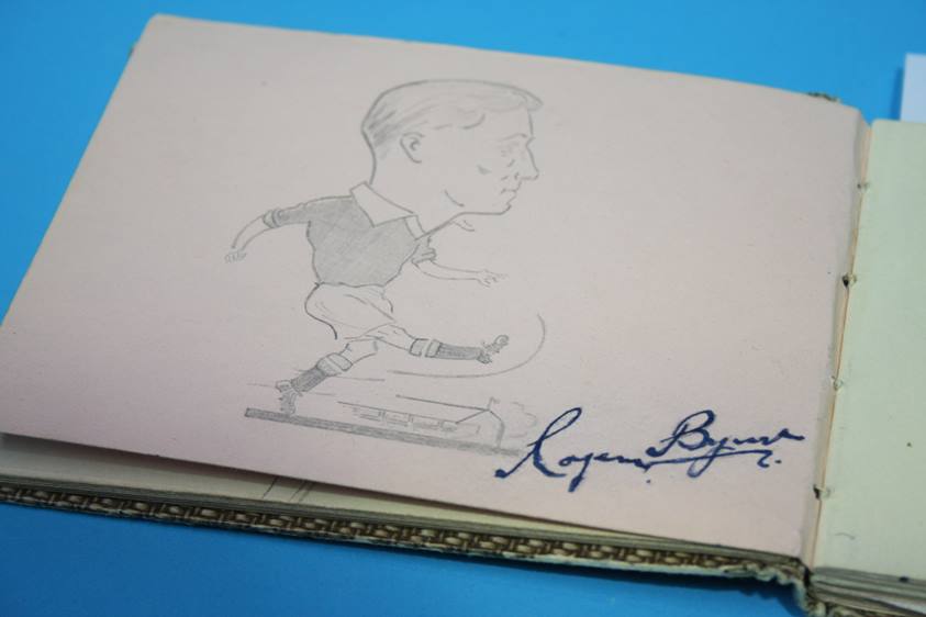 Collection of 186 Football Autographs from the 1950's in four books, each with individual autographs - Image 239 of 252