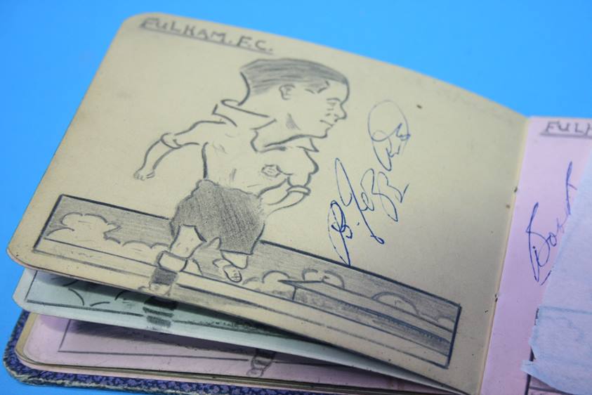 Collection of 186 Football Autographs from the 1950's in four books, each with individual autographs - Image 113 of 252