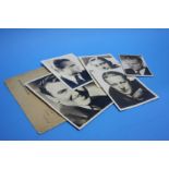 A quantity of autographed photographs to include Gary Cooper, Preston S Foster, Jim Cagney, Robert