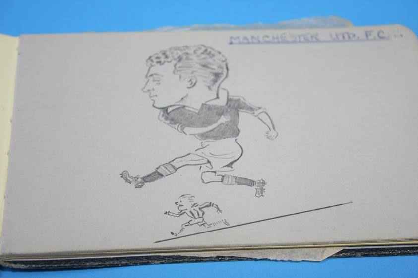Collection of 186 Football Autographs from the 1950's in four books, each with individual autographs - Image 215 of 252