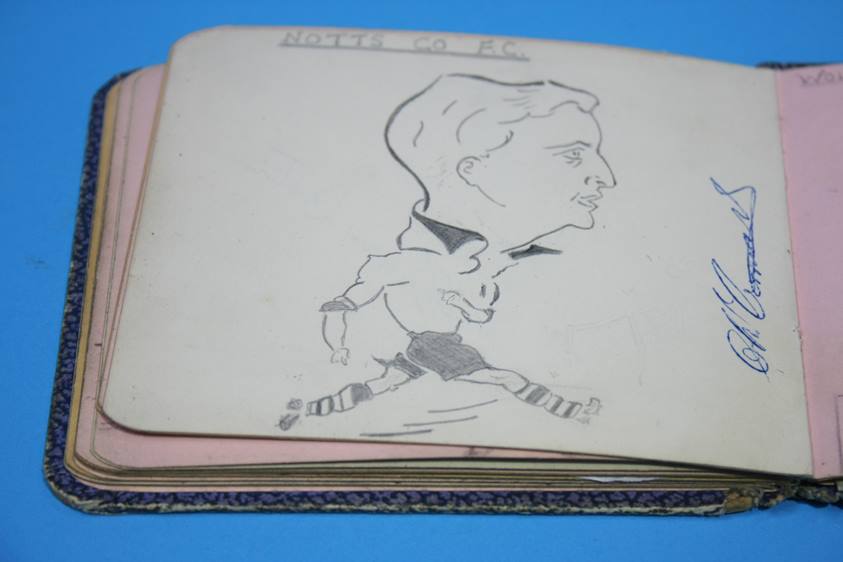 Collection of 186 Football Autographs from the 1950's in four books, each with individual autographs - Image 234 of 252