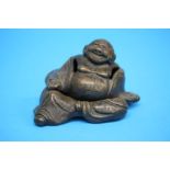 A 19th Century Yixing water pot, modelled as a Buddhi. 7.5 cm high by 13 cm wide