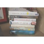 A selection of signed books to include Dickie Bird, Stephen Fry, Geoff Boycott, John Cleese, Judy