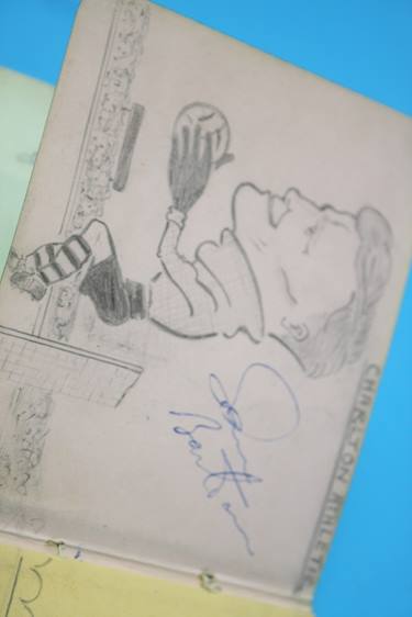 Collection of 186 Football Autographs from the 1950's in four books, each with individual autographs - Image 47 of 252