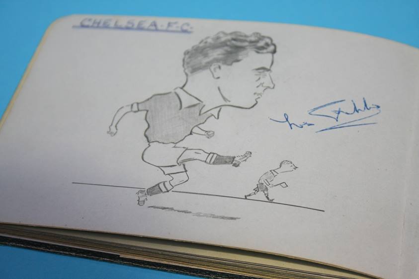 Collection of 186 Football Autographs from the 1950's in four books, each with individual autographs - Image 104 of 252