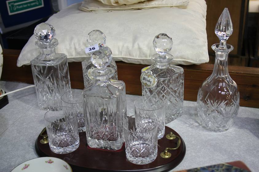 Assorted decanters and cut glass - Image 3 of 3