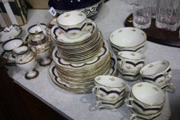 Part Noritake and a part Crown Staffordshire tea set