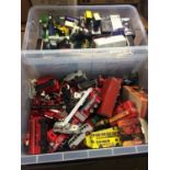 Two trays of die cast cars