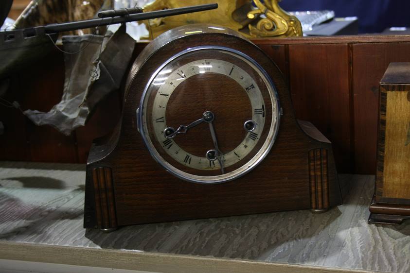 Three mantle clocks - Image 3 of 3