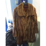 Half length fur coat