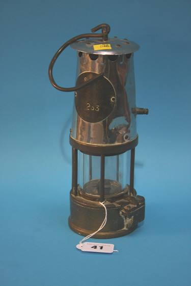 An Eccles miners lamp