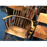 A Windsor chair