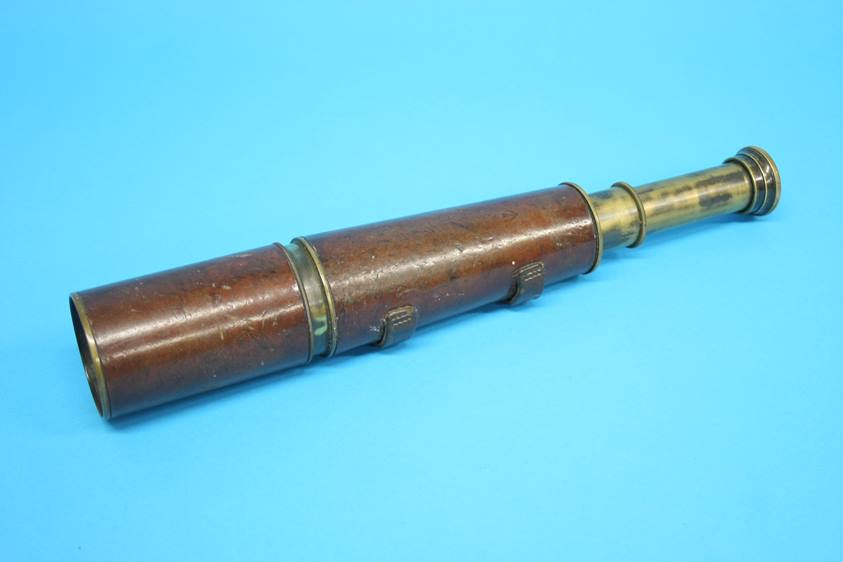 A Ryland and Sons Ltd of London 1st World War two drawer telescope, dated 1917