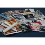 Marylin Monroe memorabilia including calendars, postcards, pictures, stamps etc.