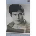 Superman Christopher Reeve signature on 8 x 10 photograph as Superman