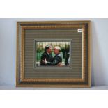 Mikhail Gorbachev Soviet Union president, signed photograph greeting President Reagan, mounted and