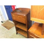 An oak bureau