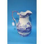 A Spode 'Italian' wash jug and bowl